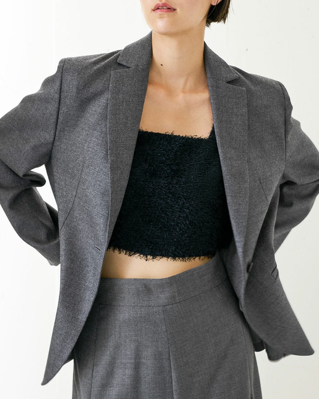 【ドゥクラッセ/DoCLASSE】のハイカウントウール・オーバーサイズジャケット 人気、トレンドファッション・服の通販 founy(ファニー) 　ファッション　Fashion　レディースファッション　Fashion for Women　アウター　Coat / Outerwear Collection　レディースジャケット・軽アウター　Jackets　なめらか　Smooth, Silky Texture　ジャケット　Jacket, Outerwear　ストレッチ　Stretch, Stretchy Fabric　テーラード　Tailored, Tailored Fit　バランス　Balance, Style Balance　ベスト　Vest, Waistcoat　A/W・秋冬　Autumn/Winter　 other-1|ID: prp329100004938377 ipo3291000000037057482