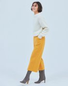 【ドゥクラッセ/DoCLASSE】のウールタッチニードル・ワイドクロップド 人気、トレンドファッション・服の通販 founy(ファニー) ファッション Fashion レディースファッション Fashion for Women パンツ Pants & Trousers スーツ Suit, Formalwear センター Center, Center Line フィット Fit, Slim Fit エレガント 上品 Elegant 洗える Machine Washable thumbnail マスタード|ID: prp329100004938383 ipo3291000000037057505