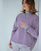 【ドゥクラッセ/DoCLASSE】のメルトンタッチ・キーネックプルオーバー ラベンダー|ID: prp329100004938384 ipo3291000000037102811