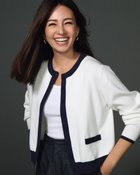 【ドゥクラッセ/DoCLASSE】の総針編み・飾りポケットクルーカーディガン 人気、トレンドファッション・服の通販 founy(ファニー) ファッション Fashion レディースファッション Fashion for Women トップス・カットソー Cut & Sew Tops カーディガン・羽織り Layered Style Cardigans カーディガン Cardigan, Knitwear ショート Short, Short Length ジャケット Jacket, Outerwear 無地 Plain, Solid Color thumbnail ホワイト・パターン|ID: prp329100004938394 ipo3291000000037057550