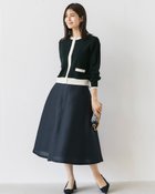 【ドゥクラッセ/DoCLASSE】の総針編み・飾りポケットクルーカーディガン 人気、トレンドファッション・服の通販 founy(ファニー) ファッション Fashion レディースファッション Fashion for Women トップス・カットソー Cut & Sew Tops カーディガン・羽織り Layered Style Cardigans カーディガン Cardigan, Knitwear ショート Short, Short Length ジャケット Jacket, Outerwear 無地 Plain, Solid Color thumbnail ブラックパターン|ID: prp329100004938394 ipo3291000000037057552