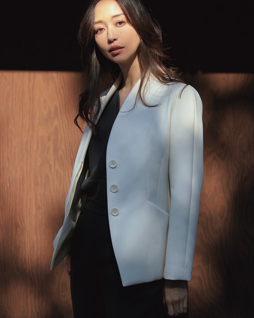 【ドゥクラッセ/DoCLASSE】のトリプルクロス・エターナルジャケット インテリア・キッズ・メンズ・レディースファッション・服の通販 founy(ファニー) 　ファッション　Fashion　レディースファッション　Fashion for Women　アウター　Coat / Outerwear Collection　レディースジャケット・軽アウター　Jackets　オケージョン　Occasion Wear　ジャケット　Jacket, Outerwear　パターン　Pattern, Design Print　ビジネス 仕事 通勤　Business / Work / Commuting　フォルム　Silhouette, Form　オフホワイト|ID: prp329100004938398 ipo3291000000037057565