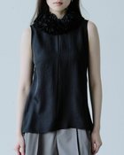 【ドゥクラッセ/DoCLASSE】のアセテートツイル・フリルネックブラウス 人気、トレンドファッション・服の通販 founy(ファニー) ファッション Fashion レディースファッション Fashion for Women トップス・カットソー Cut & Sew Tops シャツ・ブラウス・オフィスカジュアル Elegant Blouses & Button-Ups 新作・新入荷 New Arrivals / New In インナー Innerwear ジャケット Jacket, Outerwear ドレープ Drape, Draping Fabric フリル Frill, Ruffle ヴィンテージ Vintage Style thumbnail ブラック|ID: prp329100004938400 ipo3291000000037057570