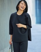 【ドゥクラッセ/DoCLASSE】のトリアセスキューバ・フォルムトップス 人気、トレンドファッション・服の通販 founy(ファニー) ファッション Fashion レディースファッション Fashion for Women トップス・カットソー Cut & Sew Tops シャツ・ブラウス・オフィスカジュアル Elegant Blouses & Button-Ups ストレッチ Stretch, Stretchy Fabric スリット Slit, Slit Detail セットアップ Set-Up, Coordinated Outfit バランス Balance, Style Balance フォルム Silhouette, Form thumbnail ネイビー|ID: prp329100004938407 ipo3291000000037057593