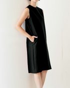 【ドゥクラッセ/DoCLASSE】のシルクウール・コクーンワンピース ブラック|ID: prp329100004942375 ipo3291000000037257450
