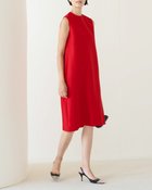【ドゥクラッセ/DoCLASSE】のシルクウール・コクーンワンピース レッド|ID: prp329100004942375 ipo3291000000037257451