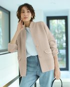 【ドゥクラッセ/DoCLASSE】の柄編み・ニットジャケット 人気、トレンドファッション・服の通販 founy(ファニー) ファッション Fashion レディースファッション Fashion for Women アウター Coat / Outerwear Collection レディースジャケット・軽アウター Jackets ジャケット Jacket, Outerwear トリミング Trimming, Decorative Edge フラップ Flap, Flap Pocket ポケット Pocket, Pocket Detail 人気 Popular, Best Seller ビジネス 仕事 通勤 Business / Work / Commuting 鹿の子 Piqué, Kanoko Fabric thumbnail ベージュ|ID: prp329100004942385 ipo3291000000037094567