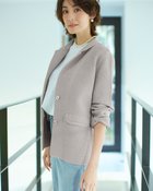 【ドゥクラッセ/DoCLASSE】の柄編み・ニットジャケット 人気、トレンドファッション・服の通販 founy(ファニー) ファッション Fashion レディースファッション Fashion for Women アウター Coat / Outerwear Collection レディースジャケット・軽アウター Jackets ジャケット Jacket, Outerwear トリミング Trimming, Decorative Edge フラップ Flap, Flap Pocket ポケット Pocket, Pocket Detail 人気 Popular, Best Seller ビジネス 仕事 通勤 Business / Work / Commuting 鹿の子 Piqué, Kanoko Fabric thumbnail ソフトグレー|ID: prp329100004942385 ipo3291000000037094568