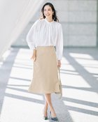 【ドゥクラッセ/DoCLASSE】のストレッチジョーゼット・スタンドネックブラウス 人気、トレンドファッション・服の通販 founy(ファニー) ファッション Fashion レディースファッション Fashion for Women トップス・カットソー Cut & Sew Tops シャツ・ブラウス・オフィスカジュアル Elegant Blouses & Button-Ups エレガント 上品 Elegant ジャケット Jacket, Outerwear ジョーゼット Georgette, Semi-Sheer Fabric スタンド Stand Collar, Upright Stand ストレッチ Stretch, Stretchy Fabric ビジネス 仕事 通勤 Business / Work / Commuting thumbnail ホワイト|ID: prp329100004942750 ipo3291000000037099047