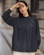 【ドゥクラッセ/DoCLASSE】のストレッチジョーゼット・スタンドネックブラウス 人気、トレンドファッション・服の通販 founy(ファニー) ファッション Fashion レディースファッション Fashion for Women トップス・カットソー Cut & Sew Tops シャツ・ブラウス・オフィスカジュアル Elegant Blouses & Button-Ups エレガント 上品 Elegant ジャケット Jacket, Outerwear ジョーゼット Georgette, Semi-Sheer Fabric スタンド Stand Collar, Upright Stand ストレッチ Stretch, Stretchy Fabric ビジネス 仕事 通勤 Business / Work / Commuting thumbnail ミッドナイトブルー|ID: prp329100004942750 ipo3291000000037099048