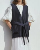 【ドゥクラッセ/DoCLASSE】のオクタダブルクロス・立体ジレ ネイビー|ID: prp329100004942753 ipo3291000000037099062