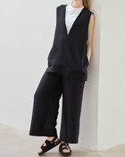 【ドゥクラッセ/DoCLASSE】のオクタダブルクロス・立体ジレ ブラック|ID: prp329100004942753 ipo3291000000037099063