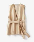 【ドゥクラッセ/DoCLASSE】のオクタダブルクロス・立体ジレ ベージュ|ID: prp329100004942753 ipo3291000000037099064