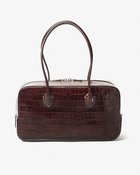 【ドゥクラッセ/DoCLASSE】のMAISON CANAU(メゾンカナウ)・ボックスボストン/クロコ 人気、トレンドファッション・服の通販 founy(ファニー) ファッション Fashion レディースファッション Fashion for Women イタリア Italy エレガント 上品 Elegant クロコ Crocodile, Croc Embossed シンプル Simple, Minimal フォルム Silhouette, Form ボストン Boston ボックス Boxy, Box Shape thumbnail ブラウン|ID: prp329100004942757 ipo3291000000037099073