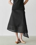 【ドゥクラッセ/DoCLASSE】のオクタダブルクロス・アシンメトリースカート 人気、トレンドファッション・服の通販 founy(ファニー) ファッション Fashion レディースファッション Fashion for Women スカート Skirts アシンメトリー Asymmetrical Style オーガンジー Organza Fabric セットアップ Set-Up, Coordinated Outfit パーティ Party, Party Style フォルム Silhouette, Form 冬 Winter / This Winter thumbnail ブラック|ID: prp329100004943080 ipo3291000000037102708