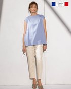 【ドゥクラッセ/DoCLASSE】の14番リネン・グログランテーパードパンツ 人気、トレンドファッション・服の通販 founy(ファニー) ファッション Fashion レディースファッション Fashion for Women パンツ Pants & Trousers フランス France, French フレンチ French, French Style リネン Linen, Linen Fabric 夏 Summer thumbnail ストーン|ID: prp329100004943111 ipo3291000000037103136