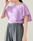 【ドゥクラッセ/DoCLASSE】の66番手オランダリネン・フレア袖ブラウス 人気、トレンドファッション・服の通販 founy(ファニー) ファッション Fashion レディースファッション Fashion for Women トップス・カットソー Cut & Sew Tops シャツ・ブラウス・オフィスカジュアル Elegant Blouses & Button-Ups なめらか Smooth, Silky Texture ノースリーブ Sleeveless, No-Sleeve フレア Flare, Flared リネン Linen, Linen Fabric 夏 Summer thumbnail ラベンダー|ID: prp329100004943138 ipo3291000000037103722