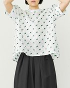 【ドゥクラッセ/DoCLASSE】のフローラルジャカード・スタンドカラーブラウス 人気、トレンドファッション・服の通販 founy(ファニー) ファッション Fashion レディースファッション Fashion for Women トップス・カットソー Cut & Sew Tops シャツ・ブラウス・オフィスカジュアル Elegant Blouses & Button-Ups シアー Sheer, See-Through ジャカード／ジャガード Jacquard, Woven Pattern スリーブ Sleeve, Long Sleeve / Short Sleeve リネン Linen, Linen Fabric thumbnail ホワイト|ID: prp329100004943139 ipo3291000000037103725