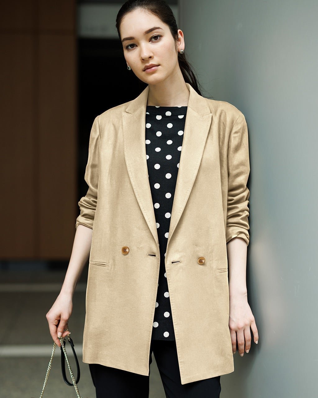 【ドゥクラッセ/DoCLASSE】のビスコースリネン・テーラードジャケット 人気、トレンドファッション・服の通販 founy(ファニー) 　ファッション　Fashion　レディースファッション　Fashion for Women　アウター　Coat / Outerwear Collection　レディースジャケット・軽アウター　Jackets　テーラードジャケット / 通勤・きれいめスタイル　Tailored Jackets & Blazers　ジャケット　Jacket, Outerwear　 other-1|ID: prp329100004943140 ipo3291000000037103732