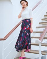 【ドゥクラッセ/DoCLASSE】のUVスラブ・Aラインスカート 人気、トレンドファッション・服の通販 founy(ファニー) ファッション Fashion レディースファッション Fashion for Women スカート Skirts Aライン・フレアスカート A-Line & Flared Skirts おすすめ Recommended / Our Picks エレガント 上品 Elegant ストレッチ Stretch, Stretchy Fabric セットアップ Set-Up, Coordinated Outfit チェック Check, Plaid, Tartan フォルム Silhouette, Form 夏 Summer 旅行 Travel |ID:prp329100004949522