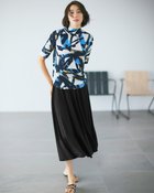 【ドゥクラッセ/DoCLASSE】のUVスラブ・Aラインスカート ブラック|ID: prp329100004949522 ipo3291000000037142532