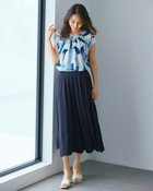 【ドゥクラッセ/DoCLASSE】のUVスラブ・Aラインスカート ネイビー|ID: prp329100004949522 ipo3291000000037142535