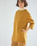 【ドゥクラッセ/DoCLASSE】の両面編み起毛カットソー・フォルムチュニック マスタード|ID: prp329100004956650 ipo3291000000037247048