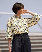 【ドゥクラッセ/DoCLASSE】のコンビパターン・フローラルブラウス 大人の最旬トレンドファッション＆コーディネート founy(ファウニー) ファッション Fashion レディースファッション Fashion for Women トップス・カットソー Cut & Sew Tops シャツ・ブラウス・オフィスカジュアル Elegant Blouses & Button-Ups スリーブ Sleeve, Long Sleeve / Short Sleeve ハイネック High Neck, Mock Neck パターン Pattern, Design Print パール Pearl, Pearl Accent フラワー Flower, Floral フリル Frill, Ruffle thumbnail フラワー|ID: prp329100004963443 ipo3291000000037235278