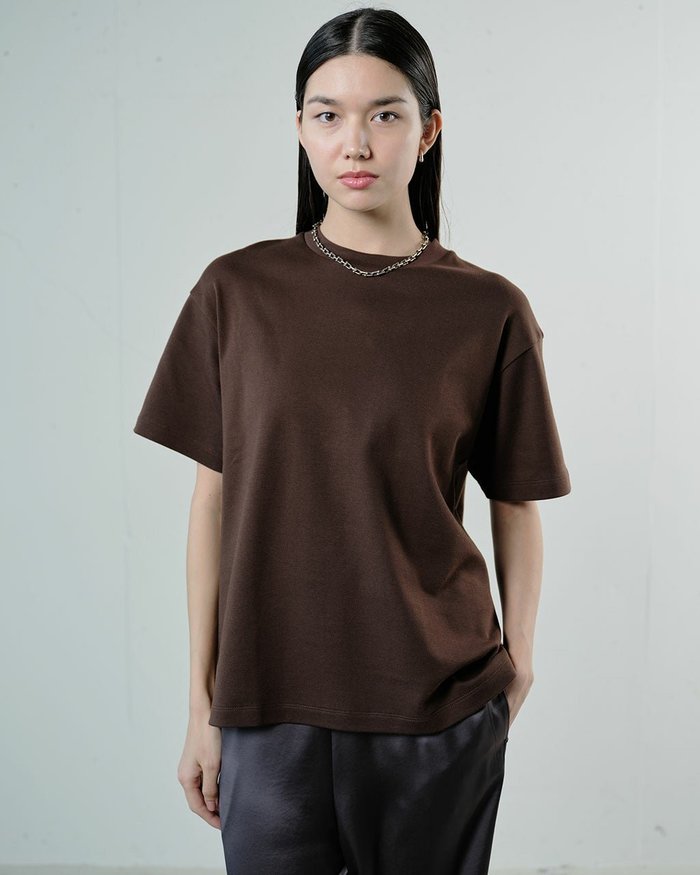 【ドゥクラッセ/DoCLASSE】のピュアコットンスムースTシャツ インテリア・キッズ・メンズ・レディースファッション・服の通販 founy(ファウニー) https://founy.com/ ファッション Fashion レディースファッション Fashion for Women トップス・カットソー Cut & Sew Tops シャツ・ブラウス・オフィスカジュアル Elegant Blouses & Button-Ups ロングTシャツ・Tシャツ Longline T-Shirts & Tees カットソー・ベーシックTシャツ Cut-and-Sewn Tops / Stretch Tees & Basics 新作・新入荷 New Arrivals / New In なめらか Smooth, Silky Texture カットソー Cut and Sewn Top バランス Balance, Style Balance |ID: prp329100004963461 ipo3291000000037236482