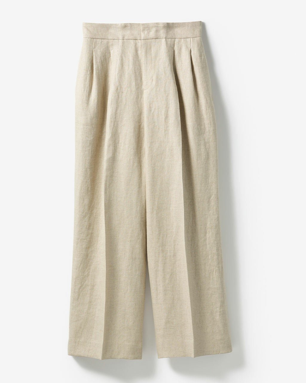 【ドゥクラッセ/DoCLASSE】のオックスリネン・タックワイドパンツ インテリア・キッズ・メンズ・レディースファッション・服の通販 founy(ファニー) 　ファッション　Fashion　レディースファッション　Fashion for Women　パンツ　Pants & Trousers　新作・新入荷　New Arrivals / New In　ジャケット　Jacket, Outerwear　セットアップ　Set-Up, Coordinated Outfit　フェミニン　Feminine, Girly　ベスト　Vest, Waistcoat　ラグジュアリー　Luxury, Elegant　リネン　Linen, Linen Fabric　ワイド　Wide, Wide Fit　グレージュ|ID: prp329100004963463 ipo3291000000037236513