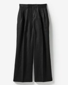 【ドゥクラッセ/DoCLASSE】のオックスリネン・タックワイドパンツ 大人の最旬トレンドファッション＆コーディネート founy(ファウニー) ファッション Fashion レディースファッション Fashion for Women パンツ Pants & Trousers 新作・新入荷 New Arrivals / New In ジャケット Jacket, Outerwear セットアップ Set-Up, Coordinated Outfit フェミニン Feminine, Girly ベスト Vest, Waistcoat ラグジュアリー Luxury, Elegant リネン Linen, Linen Fabric ワイド Wide, Wide Fit thumbnail ブラック|ID: prp329100004963463 ipo3291000000037236514