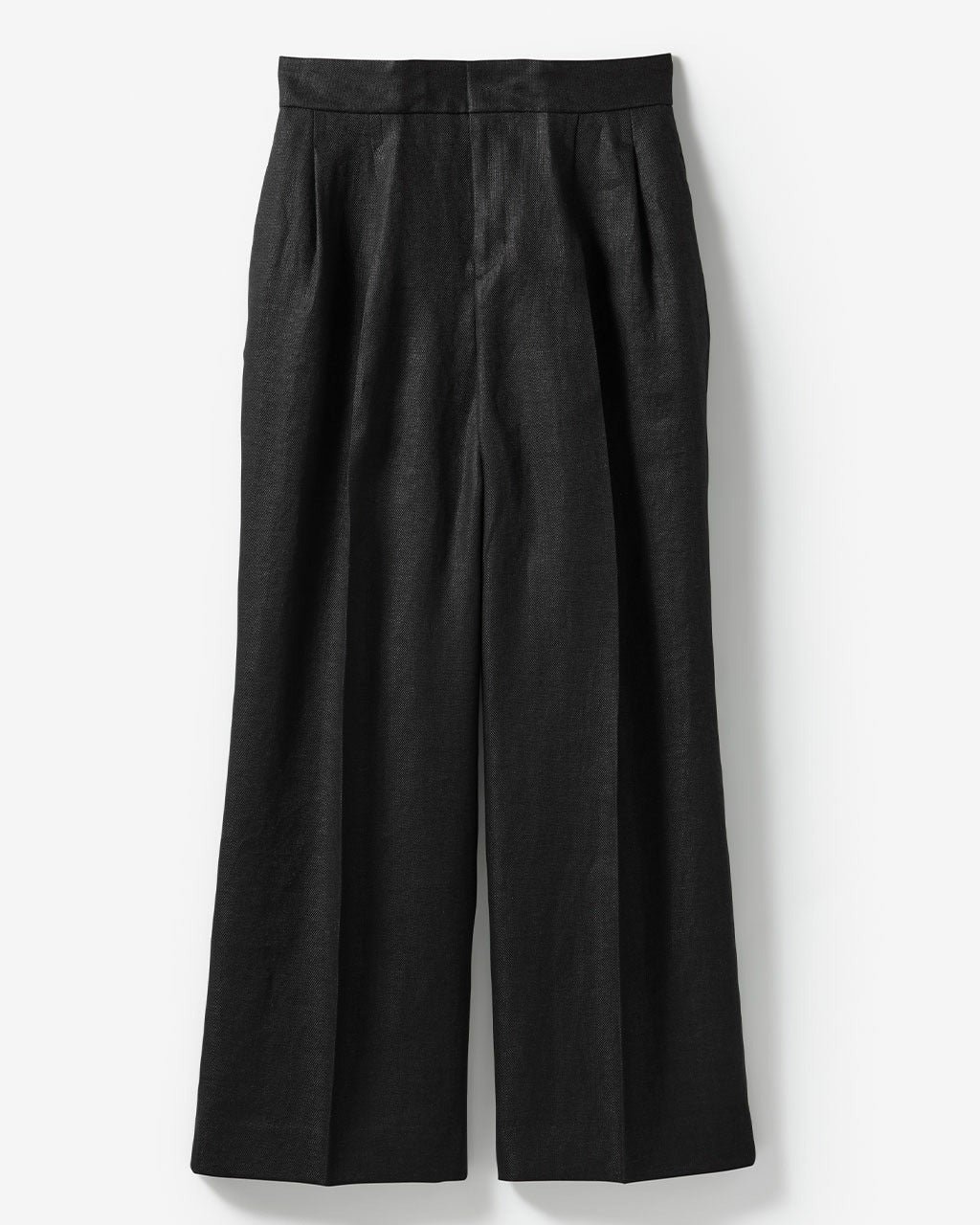 【ドゥクラッセ/DoCLASSE】のオックスリネン・タックワイドパンツ インテリア・キッズ・メンズ・レディースファッション・服の通販 founy(ファニー) 　ファッション　Fashion　レディースファッション　Fashion for Women　パンツ　Pants & Trousers　新作・新入荷　New Arrivals / New In　ジャケット　Jacket, Outerwear　セットアップ　Set-Up, Coordinated Outfit　フェミニン　Feminine, Girly　ベスト　Vest, Waistcoat　ラグジュアリー　Luxury, Elegant　リネン　Linen, Linen Fabric　ワイド　Wide, Wide Fit　ブラック|ID: prp329100004963463 ipo3291000000037236514