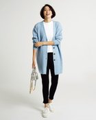 【ドゥクラッセ/DoCLASSE】のウール混フラッフィー・ロングカーディガン 大人の最旬トレンドファッション＆コーディネート founy(ファウニー) ファッション Fashion レディースファッション Fashion for Women トップス・カットソー Cut & Sew Tops カーディガン・羽織り Layered Style Cardigans カーディガン Cardigan, Knitwear チュニック Tunic, Long Top トレンド Trend, Trending Now ロング Long, Long-Length thumbnail ブルー|ID: prp329100004967376 ipo3291000000037259269