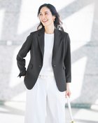 【ドゥクラッセ/DoCLASSE】のスマートツイル・テーラードジャケット 大人の最旬トレンドファッション＆コーディネート founy(ファウニー) ファッション Fashion レディースファッション Fashion for Women アウター Coat / Outerwear Collection レディースジャケット・軽アウター Jackets テーラードジャケット / 通勤・きれいめスタイル Tailored Jackets & Blazers 春 Spring 洗える Machine Washable シェイプ Shape, Slim Fit シンプル Simple, Minimal ジャケット Jacket, Outerwear ストレッチ Stretch, Stretchy Fabric スーツ Suit, Formalwear チェック Check, Plaid, Tartan フィット Fit, Slim Fit A/W・秋冬 Autumn/Winter S/S・春夏 SS, Spring/Summer, Warm Season 夏 Summer エレガント 上品 Elegant セレモニー Ceremony ビジネス 仕事 通勤 Business / Work / Commuting thumbnail ダークチャコール|ID: prp329100004982961 ipo3291000000037329274