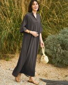 【ドゥクラッセ/DoCLASSE】のSARARI Air・キーネックドレス/ロング 大人の最旬トレンドファッション＆コーディネート founy(ファウニー) ファッション Fashion レディースファッション Fashion for Women ワンピース Dresses フォーマル・パーティードレス・結婚式用ドレス Elegant & Casual Dresses カフス Cuff Design ドレス Dress, One-Piece フィット Fit, Slim Fit フレア Flare, Flared 無地 Plain, Solid Color ロング Long, Long-Length 新作・新入荷 New Arrivals / New In 夏 Summer thumbnail チャコール|ID: prp329100004985535 ipo3291000000037345274
