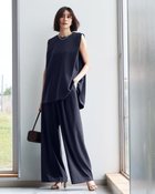 【ドゥクラッセ/DoCLASSE】のSARARI Air・ノースリーブフレアブラウス 大人の最旬トレンドファッション＆コーディネート founy(ファウニー) ファッション Fashion レディースファッション Fashion for Women トップス・カットソー Cut & Sew Tops キャミソール&ノースリーブ Camisoles & Sleeveless Tops シャツ・ブラウス・オフィスカジュアル Elegant Blouses & Button-Ups エレガント 上品 Elegant セットアップ Set-Up, Coordinated Outfit チュニック Tunic, Long Top フレア Flare, Flared 新作・新入荷 New Arrivals / New In 夏 Summer ビジネス 仕事 通勤 Business / Work / Commuting thumbnail ネイビー|ID: prp329100004985539 ipo3291000000037345303