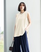 【ドゥクラッセ/DoCLASSE】のSARARI Air・ノースリーブフレアブラウス 大人の最旬トレンドファッション＆コーディネート founy(ファウニー) ファッション Fashion レディースファッション Fashion for Women トップス・カットソー Cut & Sew Tops キャミソール&ノースリーブ Camisoles & Sleeveless Tops シャツ・ブラウス・オフィスカジュアル Elegant Blouses & Button-Ups エレガント 上品 Elegant セットアップ Set-Up, Coordinated Outfit チュニック Tunic, Long Top フレア Flare, Flared 新作・新入荷 New Arrivals / New In 夏 Summer ビジネス 仕事 通勤 Business / Work / Commuting thumbnail オフホワイト|ID: prp329100004985539 ipo3291000000037345304