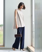 【ドゥクラッセ/DoCLASSE】のSARARI Air・ノースリーブフレアブラウス 大人の最旬トレンドファッション＆コーディネート founy(ファウニー) ファッション Fashion レディースファッション Fashion for Women トップス・カットソー Cut & Sew Tops キャミソール&ノースリーブ Camisoles & Sleeveless Tops シャツ・ブラウス・オフィスカジュアル Elegant Blouses & Button-Ups エレガント 上品 Elegant セットアップ Set-Up, Coordinated Outfit チュニック Tunic, Long Top フレア Flare, Flared 新作・新入荷 New Arrivals / New In 夏 Summer ビジネス 仕事 通勤 Business / Work / Commuting thumbnail ライトグレー|ID: prp329100004985539 ipo3291000000037345305