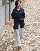 【ドゥクラッセ/DoCLASSE】のビューティバイアス・ブリーズパンツ/63㎝ 大人の最旬トレンドファッション＆コーディネート founy(ファウニー) ファッション Fashion レディースファッション Fashion for Women パンツ Pants & Trousers 秋 Autumn セットアップ Set-Up, Coordinated Outfit リネン Linen, Linen Fabric ワイド Wide, Wide Fit 新作・新入荷 New Arrivals / New In 夏 Summer エレガント 上品 Elegant thumbnail アイスグレー|ID: prp329100004985541 ipo3291000000037345317