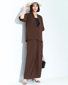 【ドゥクラッセ/DoCLASSE】のビューティバイアス・ブリーズパンツ/63㎝ 大人の最旬トレンドファッション＆コーディネート founy(ファウニー) ファッション Fashion レディースファッション Fashion for Women パンツ Pants & Trousers 秋 Autumn セットアップ Set-Up, Coordinated Outfit リネン Linen, Linen Fabric ワイド Wide, Wide Fit 新作・新入荷 New Arrivals / New In 夏 Summer エレガント 上品 Elegant thumbnail ダークブラウン|ID: prp329100004985541 ipo3291000000037345329