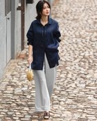 【ドゥクラッセ/DoCLASSE】のビューティバイアス・ブリーズパンツ/66㎝ 大人の最旬トレンドファッション＆コーディネート founy(ファウニー) ファッション Fashion レディースファッション Fashion for Women パンツ Pants & Trousers 秋 Autumn セットアップ Set-Up, Coordinated Outfit リネン Linen, Linen Fabric ワイド Wide, Wide Fit 新作・新入荷 New Arrivals / New In 夏 Summer エレガント 上品 Elegant thumbnail アイスグレー|ID: prp329100004985542 ipo3291000000037345333