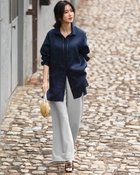 【ドゥクラッセ/DoCLASSE】のビューティバイアス・ブリーズパンツ/70㎝ 大人の最旬トレンドファッション＆コーディネート founy(ファウニー) ファッション Fashion レディースファッション Fashion for Women パンツ Pants & Trousers 秋 Autumn セットアップ Set-Up, Coordinated Outfit リネン Linen, Linen Fabric ワイド Wide, Wide Fit 新作・新入荷 New Arrivals / New In 夏 Summer エレガント 上品 Elegant thumbnail アイスグレー|ID: prp329100004985543 ipo3291000000037345344