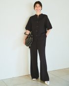 【ドゥクラッセ/DoCLASSE】のビューティバイアス・ブリーズパンツ/70㎝ 大人の最旬トレンドファッション＆コーディネート founy(ファウニー) ファッション Fashion レディースファッション Fashion for Women パンツ Pants & Trousers 秋 Autumn セットアップ Set-Up, Coordinated Outfit リネン Linen, Linen Fabric ワイド Wide, Wide Fit 新作・新入荷 New Arrivals / New In 夏 Summer エレガント 上品 Elegant thumbnail ブラック|ID: prp329100004985543 ipo3291000000037345347