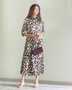 【ドゥクラッセ/DoCLASSE】のUVスラブ・プリーツワンピース/5分袖 大人の最旬トレンドファッション＆コーディネート founy(ファウニー) ファッション Fashion レディースファッション Fashion for Women ワンピース Dresses 新作・新入荷 New Arrivals / New In カットソー Cut and Sewn Top シンプル Simple, Minimal スリット Slit, Slit Detail プリーツ Pleats, Pleated 夏 Summer 旅行 Travel thumbnail アイボリーパターン|ID: prp329100004985554 ipo3291000000037345441