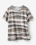 【ドゥクラッセ/DoCLASSE】の綿スラブ・総柄Tシャツ 大人の最旬トレンドファッション＆コーディネート founy(ファウニー) ファッション Fashion レディースファッション Fashion for Women トップス・カットソー Cut & Sew Tops シャツ・ブラウス・オフィスカジュアル Elegant Blouses & Button-Ups ロングTシャツ・Tシャツ Longline T-Shirts & Tees カットソー・ベーシックTシャツ Cut-and-Sewn Tops / Stretch Tees & Basics 新作・新入荷 New Arrivals / New In カットソー Cut and Sewn Top シンプル Simple, Minimal フォルム Silhouette, Form プリント Print, Printed Pattern 夏 Summer 定番 Standard, Basic Item thumbnail グレーマルチ|ID: prp329100004985558 ipo3291000000037345463