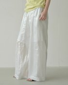 【ドゥクラッセ/DoCLASSE】の箔コットン・イージーパンツ 大人の最旬トレンドファッション＆コーディネート founy(ファウニー) ファッション Fashion レディースファッション Fashion for Women パンツ Pants & Trousers 新作・新入荷 New Arrivals / New In なめらか Smooth, Silky Texture インナー Innerwear ペチコート Petticoat, Underskirt リゾート Resort, Vacation Style ワイド Wide, Wide Fit 人気 Popular, Best Seller thumbnail シルバー|ID: prp329100004985564 ipo3291000000037345504