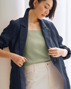 【ドゥクラッセ/DoCLASSE】の総針ニット・スクエアネックインナー 大人の最旬トレンドファッション＆コーディネート founy(ファウニー) ファッション Fashion レディースファッション Fashion for Women トップス・カットソー Cut & Sew Tops ニット Knit Tops & Sweaters インナー Innerwear カーディガン Cardigan, Knitwear スクエア Square, Square Shape セーター Sweater, Knitwear ラップ Wrap, Wrap Design エレガント 上品 Elegant thumbnail カーキグレー|ID: prp329100004992403 ipo3291000000037388427