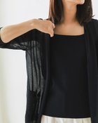 【ドゥクラッセ/DoCLASSE】の総針ニット・スクエアネックインナー 大人の最旬トレンドファッション＆コーディネート founy(ファウニー) ファッション Fashion レディースファッション Fashion for Women トップス・カットソー Cut & Sew Tops ニット Knit Tops & Sweaters インナー Innerwear カーディガン Cardigan, Knitwear スクエア Square, Square Shape セーター Sweater, Knitwear ラップ Wrap, Wrap Design エレガント 上品 Elegant thumbnail ブラック|ID: prp329100004992403 ipo3291000000037388428
