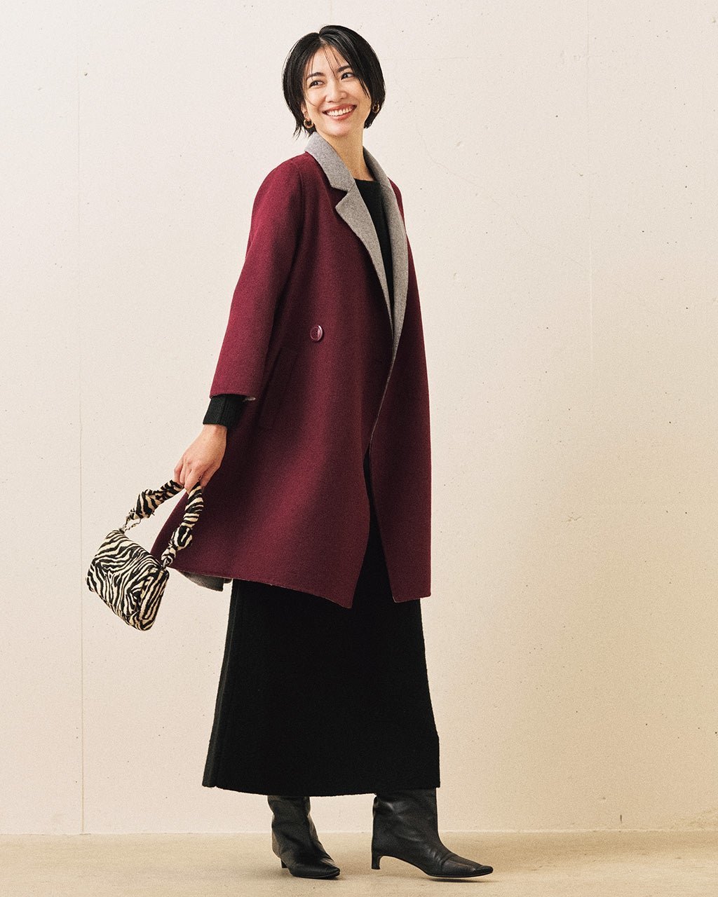 【ドゥクラッセ/DoCLASSE】のダブルフェイス・Aラインコート 大人の最旬トレンドファッション＆コーディネート founy(ファウニー) 　ファッション　Fashion　レディースファッション　Fashion for Women　アウター　Coat / Outerwear Collection　コート・ロングコート・ピーコート　Long Coats, Peacoats & More　Aラインコート　A-Line Coats　おすすめ　Recommended / Our Picks　ダブル　Double, Double-Breasted　トレンド　Trend, Trending Now　ハンド　Hand, Handmade　フェイス　Face, Facial Design　フォーマル　Formal, Dressy　エレガント 上品　Elegant　冬　Winter / This Winter　 other-1|ID: prp329100004993217 ipo3291000000037396455