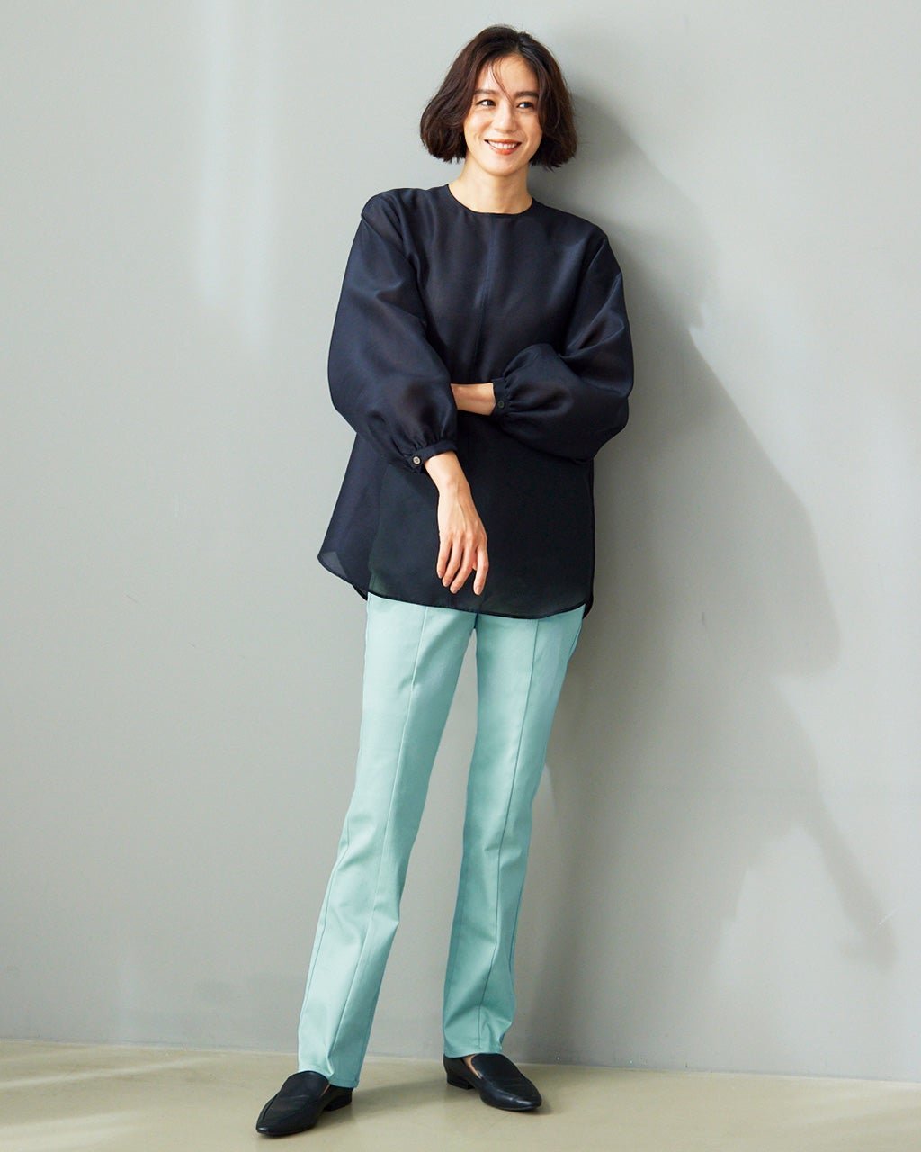 【ドゥクラッセ/DoCLASSE】のミラクルストレッチ・スリム72cm インテリア・キッズ・メンズ・レディースファッション・服の通販 founy(ファウニー) 　ファッション　Fashion　レディースファッション　Fashion for Women　パンツ　Pants & Trousers　ストレッチ　Stretch, Stretchy Fabric　スリム　Slim, Slim Fit　センター　Center, Center Line　パターン　Pattern, Design Print　フロント　Front, Front Design　レギンス　Leggings, Stretch Pants　人気　Popular, Best Seller　ブルーグレー|ID: prp329100004993223 ipo3291000000037396515